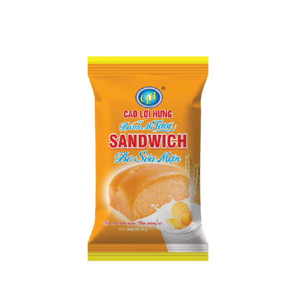 Bánh Mì Tươi Sandwich Bơ Sữa Mặn