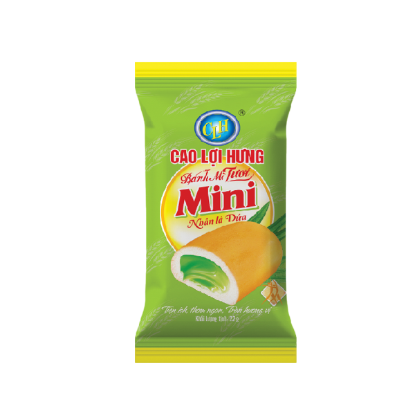 Bánh Mì Tươi Mini Nhân Lá Dứa