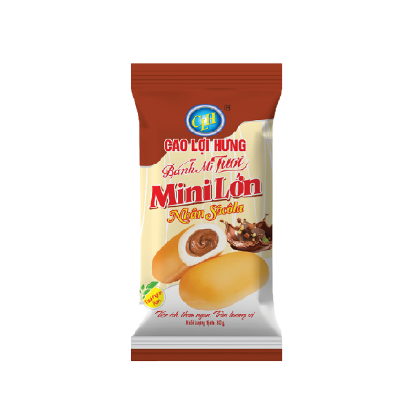 Bánh Mì Tươi Mini Lớn Nhân Socola
