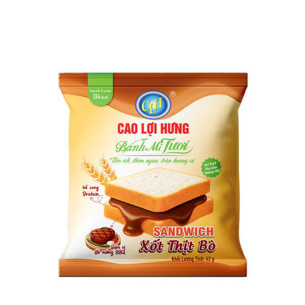 Bánh Mì Tươi Sandwich Xốt Thịt Bò