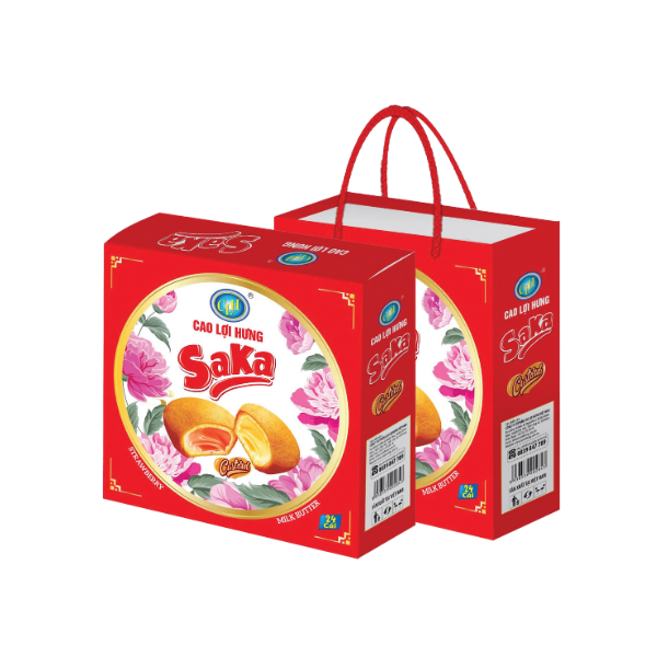 HỘP BÁNH TẾT BÔNG LAN SAKA CUSTARD
