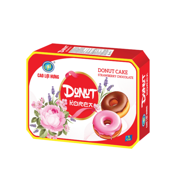 HỘP BÁNH TẾT DONUT KOREA