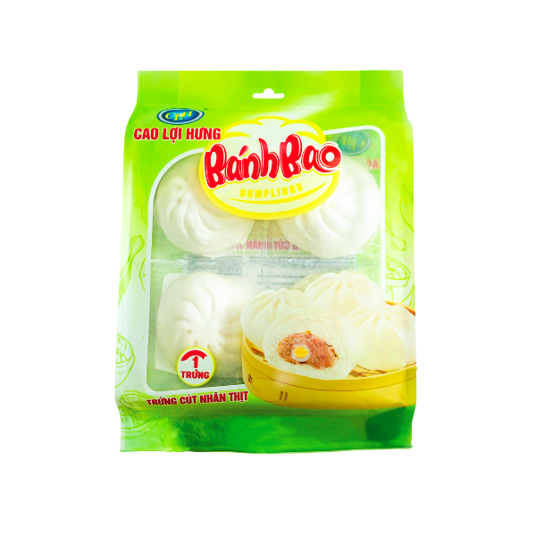 Bánh Bao Trứng Cút Nhân Thịt - 480g
