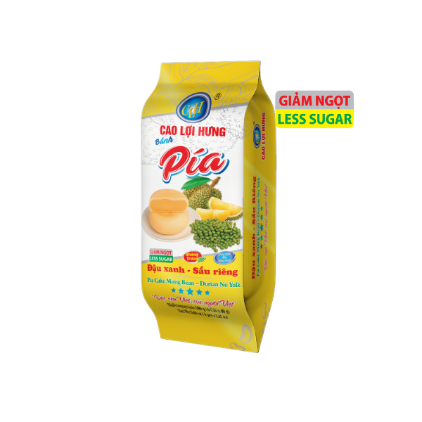 Bánh Pía Đậu Xanh-Sầu Riêng Không Trứng - 160g